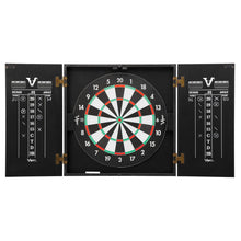 Load image into Gallery viewer, Viper Hideaway Dartboard Cabinet with Reversible Traditional and Baseball Dartboard
