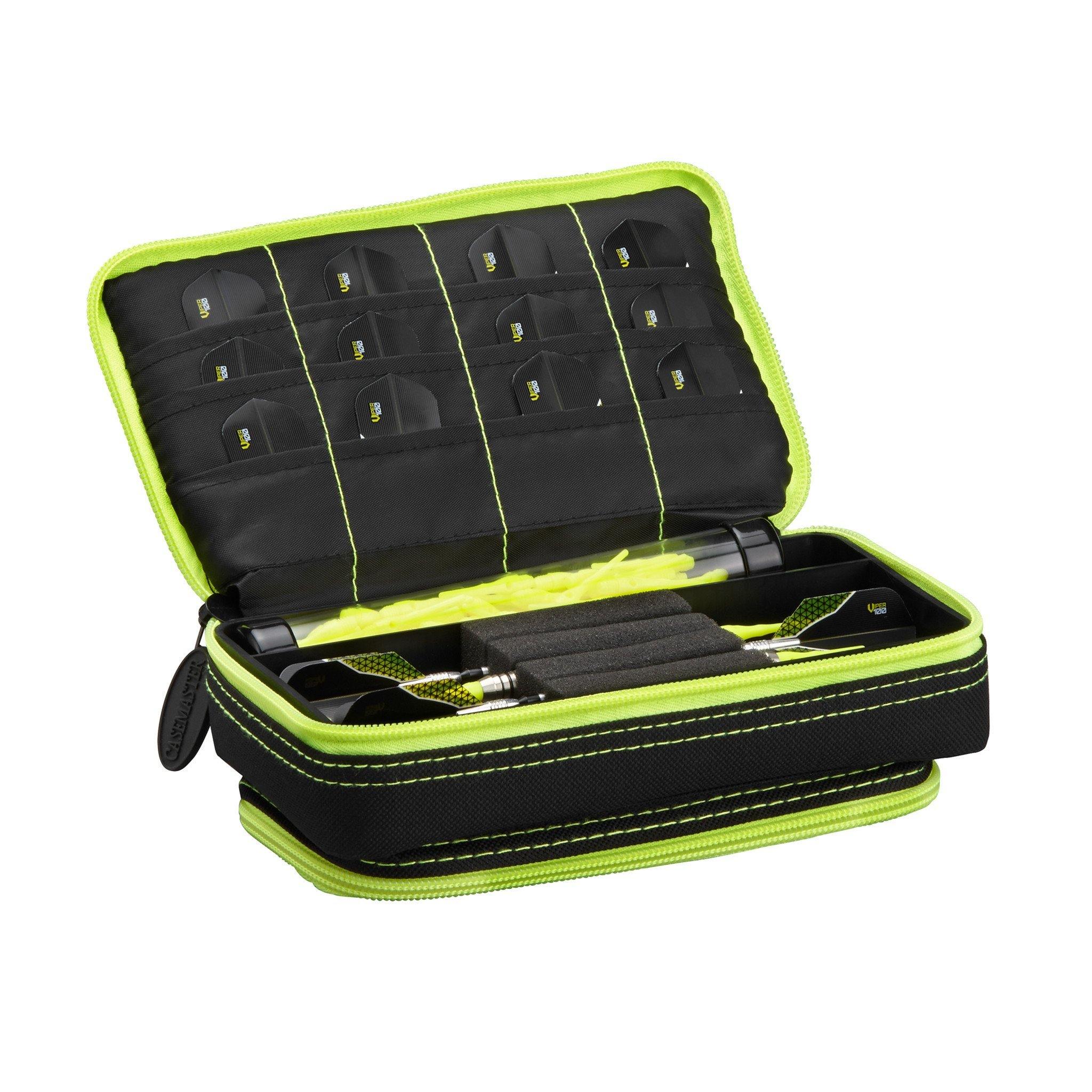 [REFURBISHED] Casemaster Plazma Plus Dart Case Black with Yellow Trim and Phone Pocket Refurbished Refurbished GLD Products 