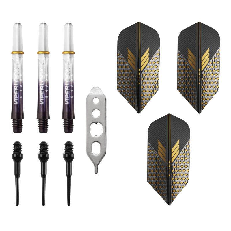 Viper Wizard Purple/Black Soft Tip Darts 18 Grams Soft-Tip Darts Viper 