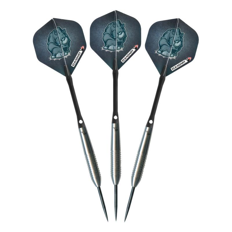 Elkadart Rhino 80% Tungsten Steel Tip Darts 25 Grams Steel-Tip Darts Elkadart 