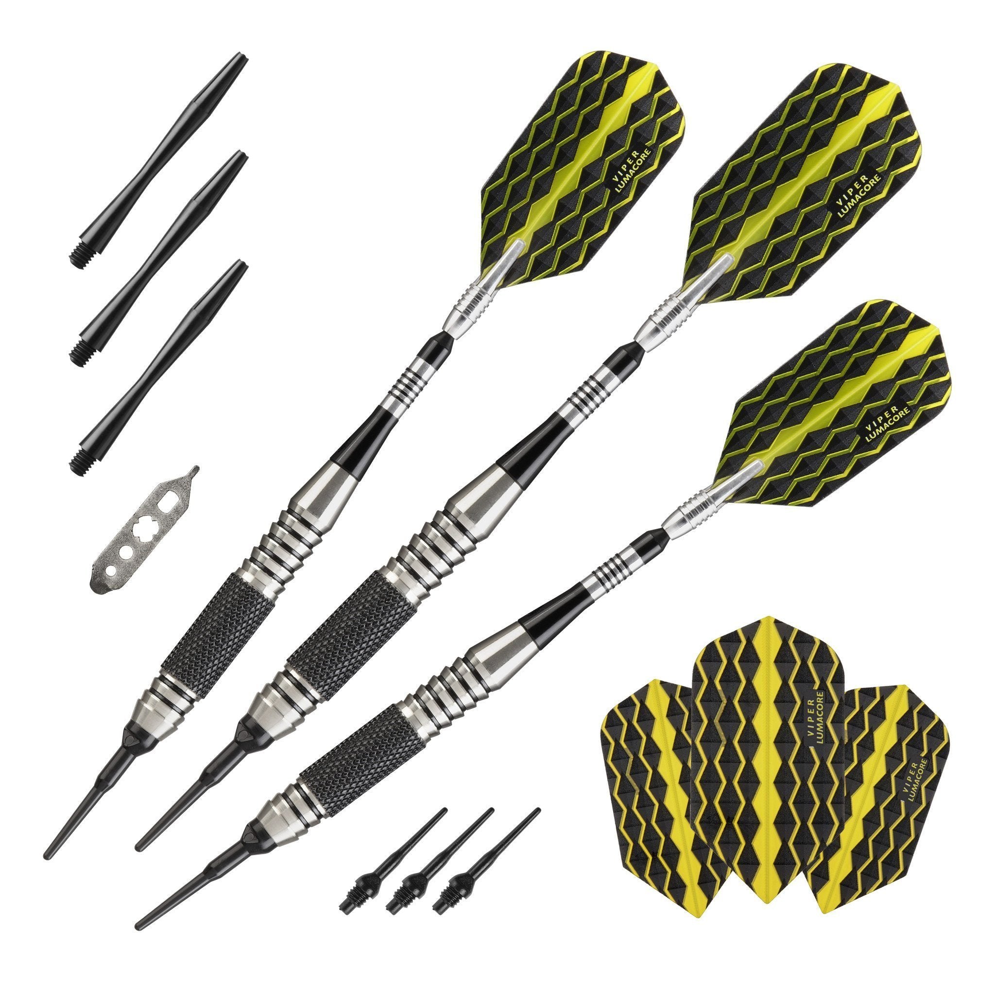 [REFURBISHED] Viper The Freak Darts Soft Tip Darts Knurled and Grooved Barrel 18 Grams Refurbished GLD Products