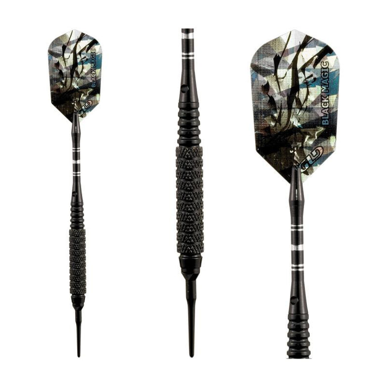 Viper Black Magic Soft Tip Darts 10 Knurled Rings 18 Grams Soft-Tip Darts Viper 