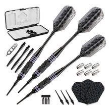 Load image into Gallery viewer, Viper Bobcat Adjustable Soft Tip Darts Purple Rings 16, 18, or 19 Grams
