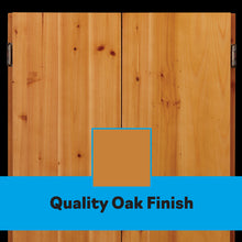 Load image into Gallery viewer, Viper Metropolitan Oak Steel Tip Dartboard Cabinet
