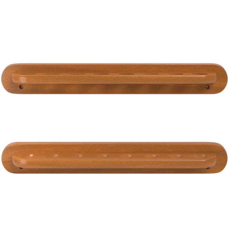 Viper Traditional Oak 8 Cue Wall Cue Rack