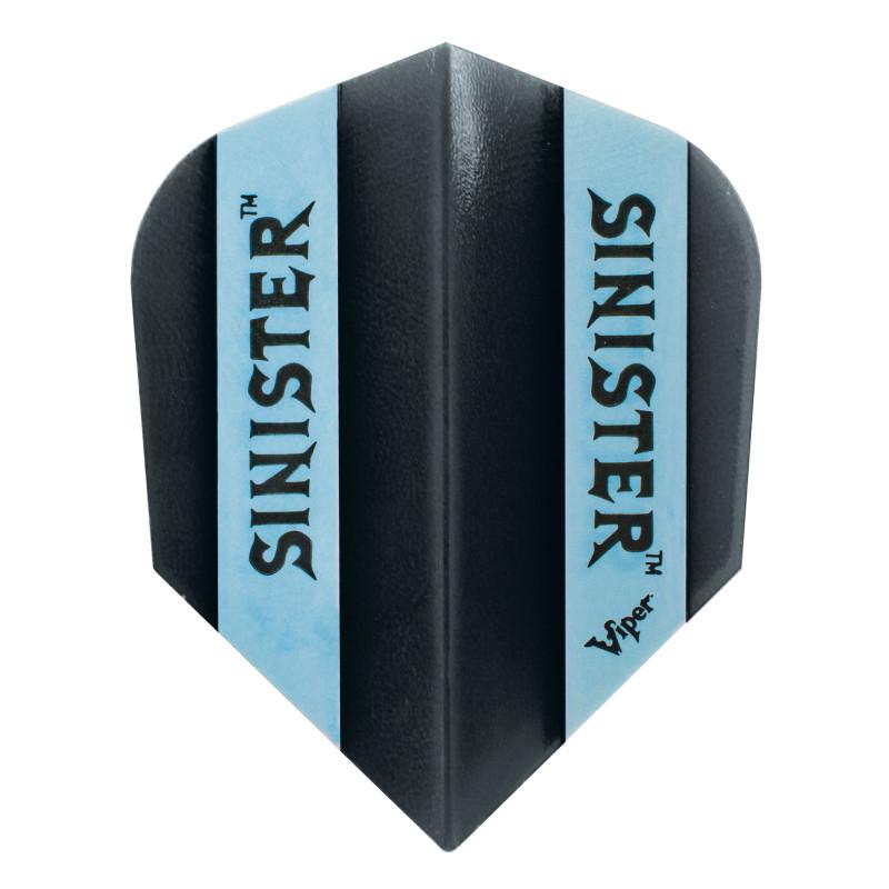 V-100 Sinister Flights Standard Translucent Black Dart Flights Viper 