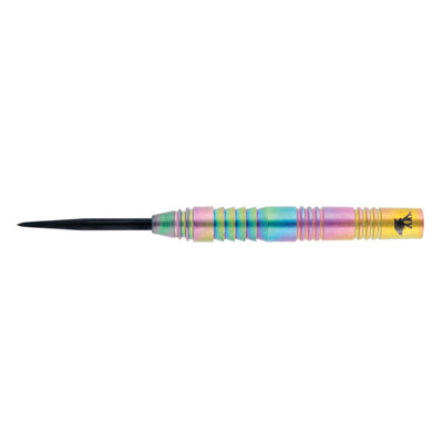 Elkadart Rainbow 90% Tungsten Steel Tip Darts Multi Color Titanium Coating 23 Grams