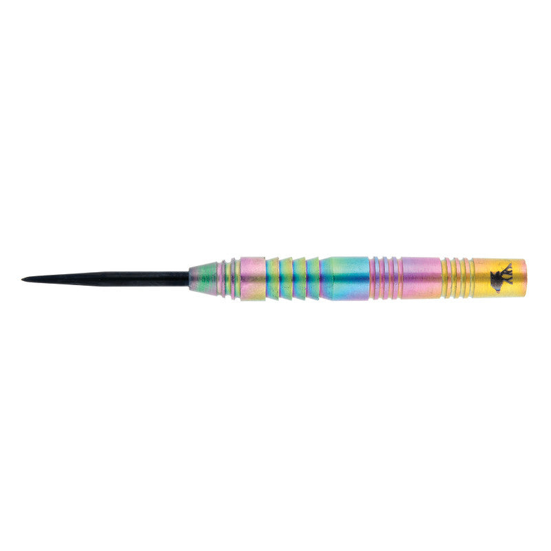 Elkadart Rainbow 90% Tungsten Steel Tip Darts Multi Color Titanium Coating 23 Grams