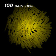 Viper Tufflex Tips III 2BA Neon Yellow 100Ct Soft Dart Tips