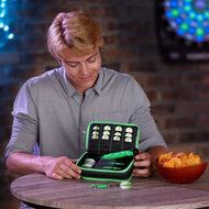 [REFURBISHED] Casemaster Plazma Plus Dart Case Black with Green Trim and Phone Pocket Refurbished Refurbished GLD Products 