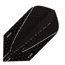Load image into Gallery viewer, Viper Dimplex Dart Flights Slim Metallic Black V-100 Series
