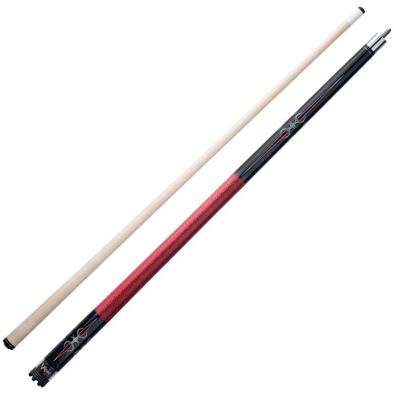 Viper Sinister Red and Black Wrap Billiard/Pool Cue Stick 19 Ounce