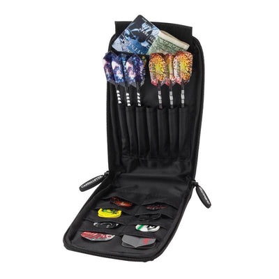 Casemaster Mini Pro Black Leather Dart Case Dart Cases Casemaster 