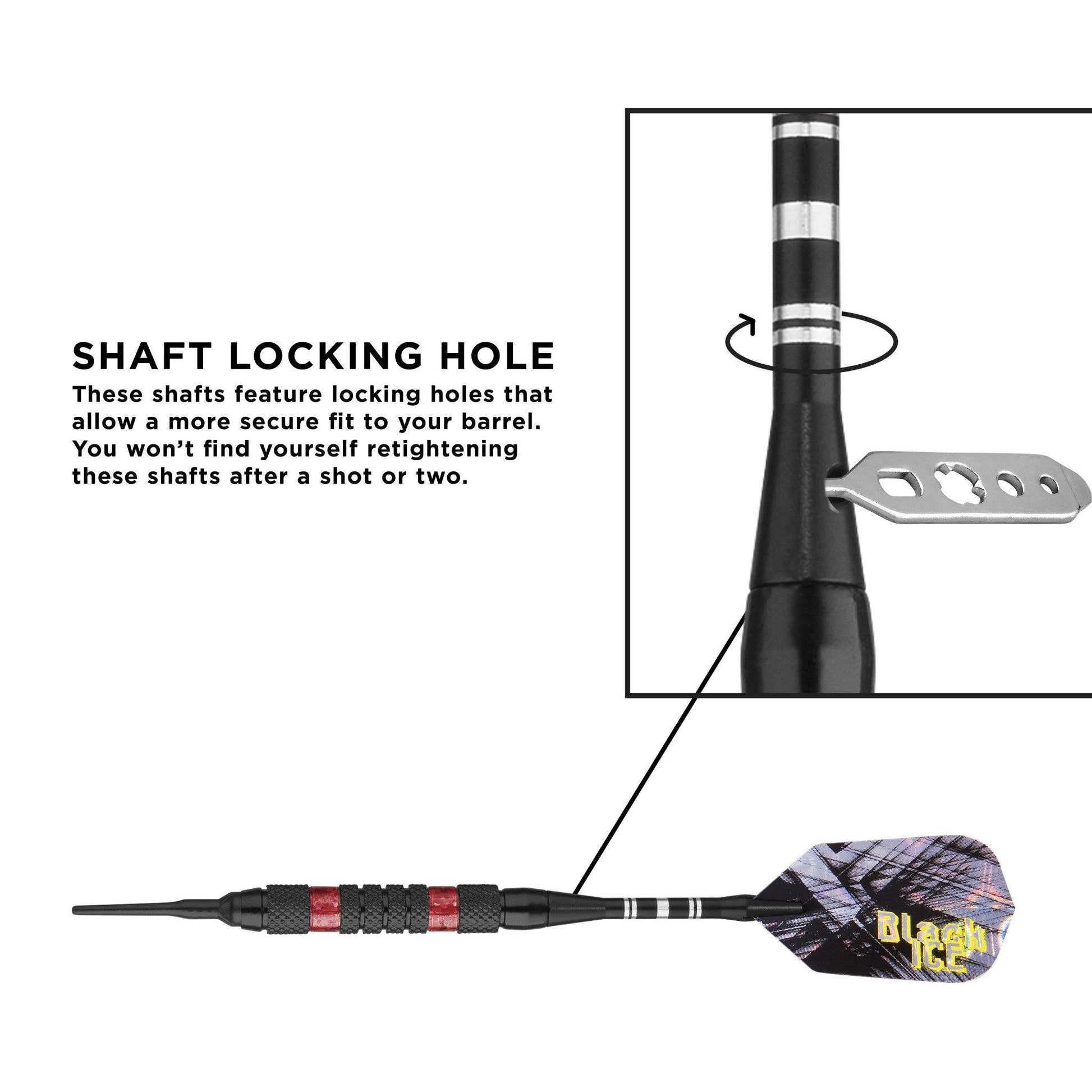 [REFURBISHED] Viper Black Ice Red Soft Tip Darts Refurbished Refurbished GLD Products 