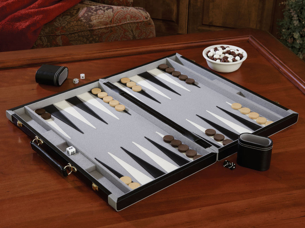 Mainstreet Classics Pennsylvania Ave 18" Backgammon Portable Set