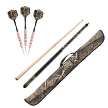 Load image into Gallery viewer, Fat Cat Realtree Hardwoods HD Steel Tip Darts 23gm, Viper Realtree Hardwoods Camouflage Cue, and Viper Realtree Hardwoods HD Soft Cue Case Billiards Viper 
