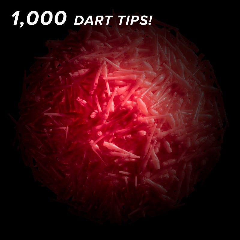 Viper Tufflex Tips III 2BA 1000Ct Soft Dart Tips Pink