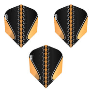 Viper Black Flux Dart Flights Standard Gold