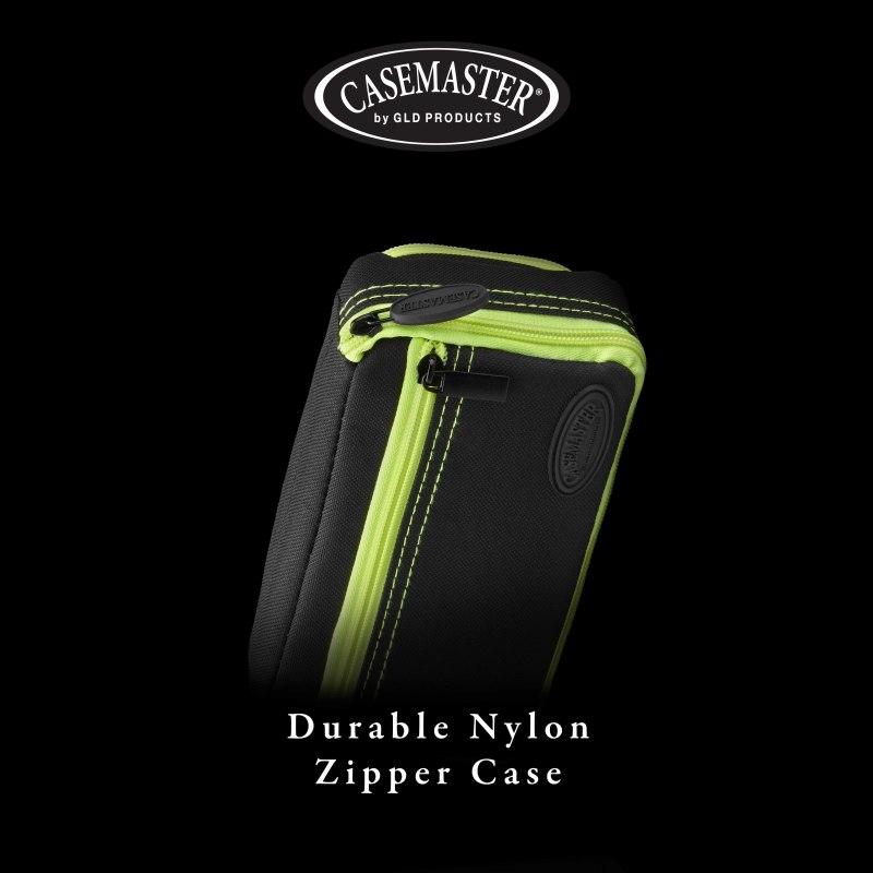 Casemaster Plazma Plus Dart Case Black with Yellow Trim and Phone Pocket Dart Cases Casemaster 