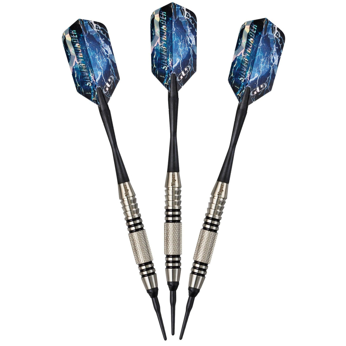 [REFURBISHED] Viper Silver Thunder Darts Soft Tip Darts 1 Knurled Ring 20 Grams Refurbished GLD Products