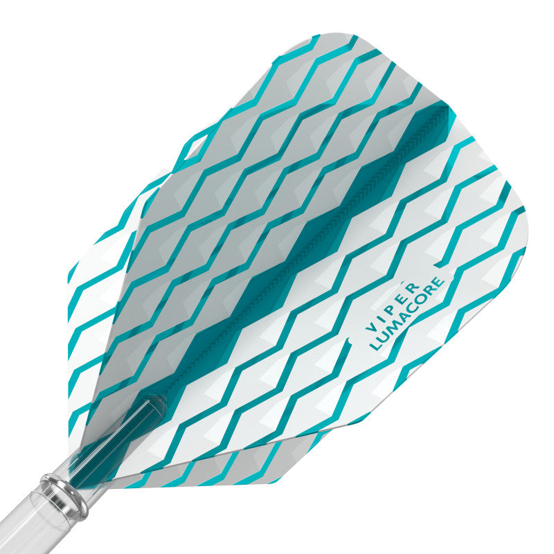 V-100 Lumacore Flights Standard Teal/White