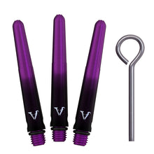 Load image into Gallery viewer, Viperlock Aluminum Shade Dart Shaft Short Purple
