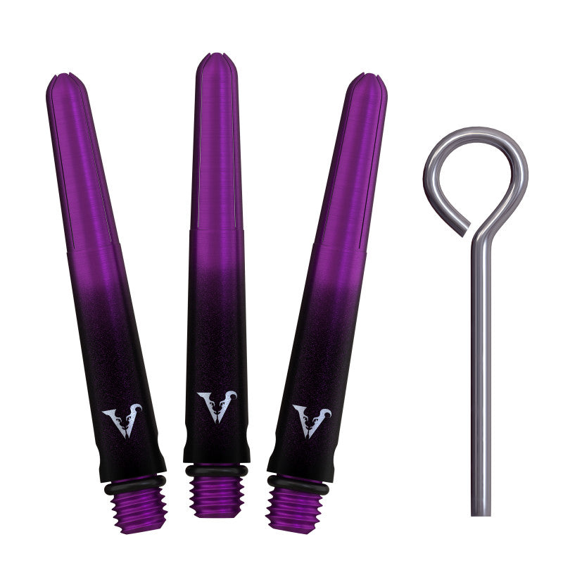 Viperlock Aluminum Shade Dart Shaft Short Purple