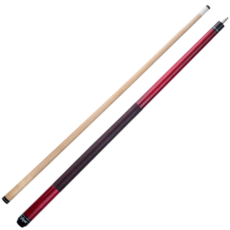 Viper Elite Series Red Wrapped Billiard/Pool Cue Stick 19 Ounce