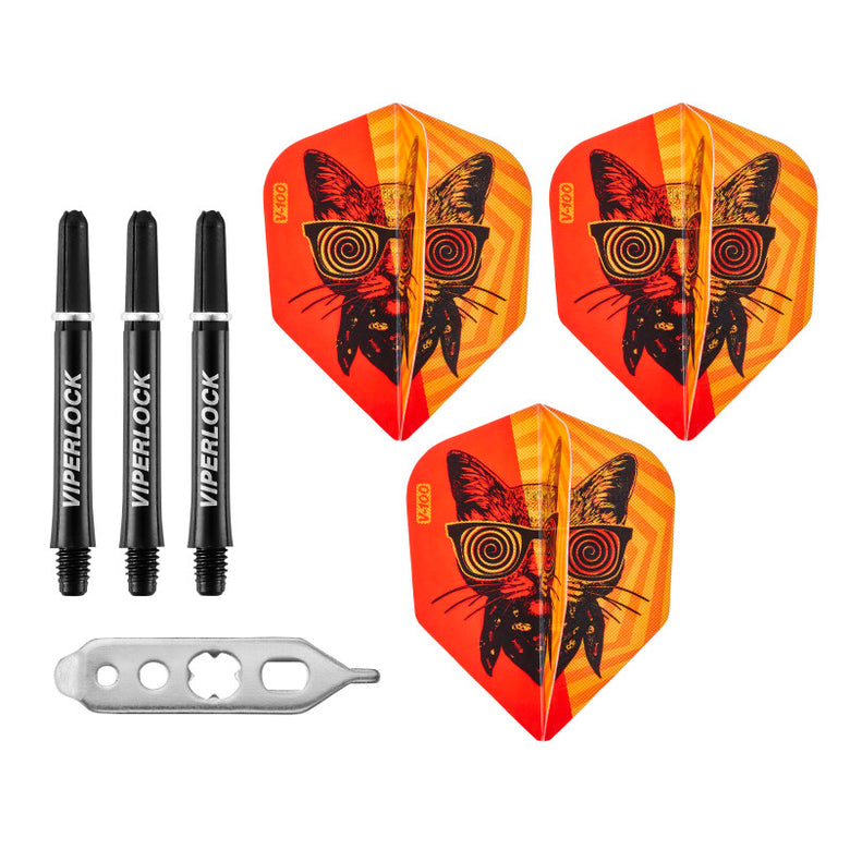 Viper The Freak Steel Tip Darts 3 Knurled Rings Barrel 22 Grams