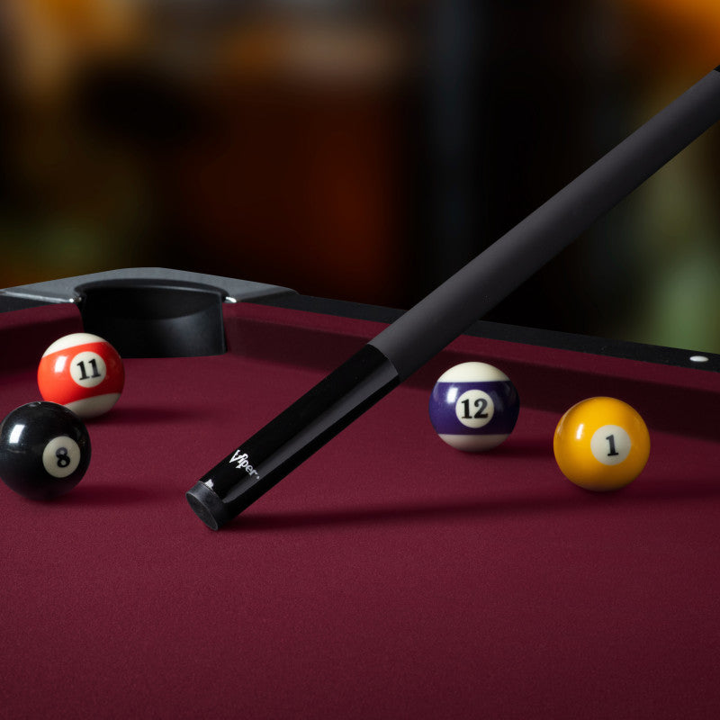 Grafex Gladiator Carbon Fibre Pool Cue - 9mm Tip Two-Piece Snooker Billiard Cue