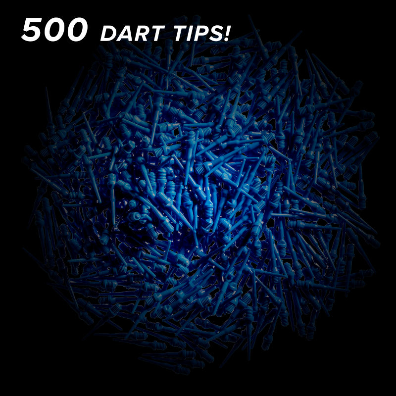 Viper Tufflex Tips II 2BA Blue 500Ct Soft Dart Tips