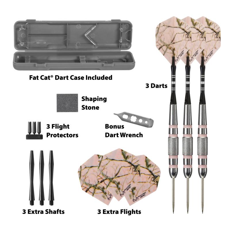 Fat Cat Realtree APC Steel Tip Darts 23 Grams Steel-Tip Darts Fat Cat 