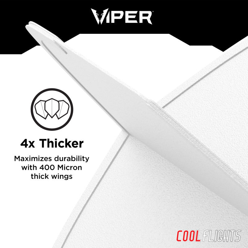 Viper Cool Molded Dart Flights Slim White