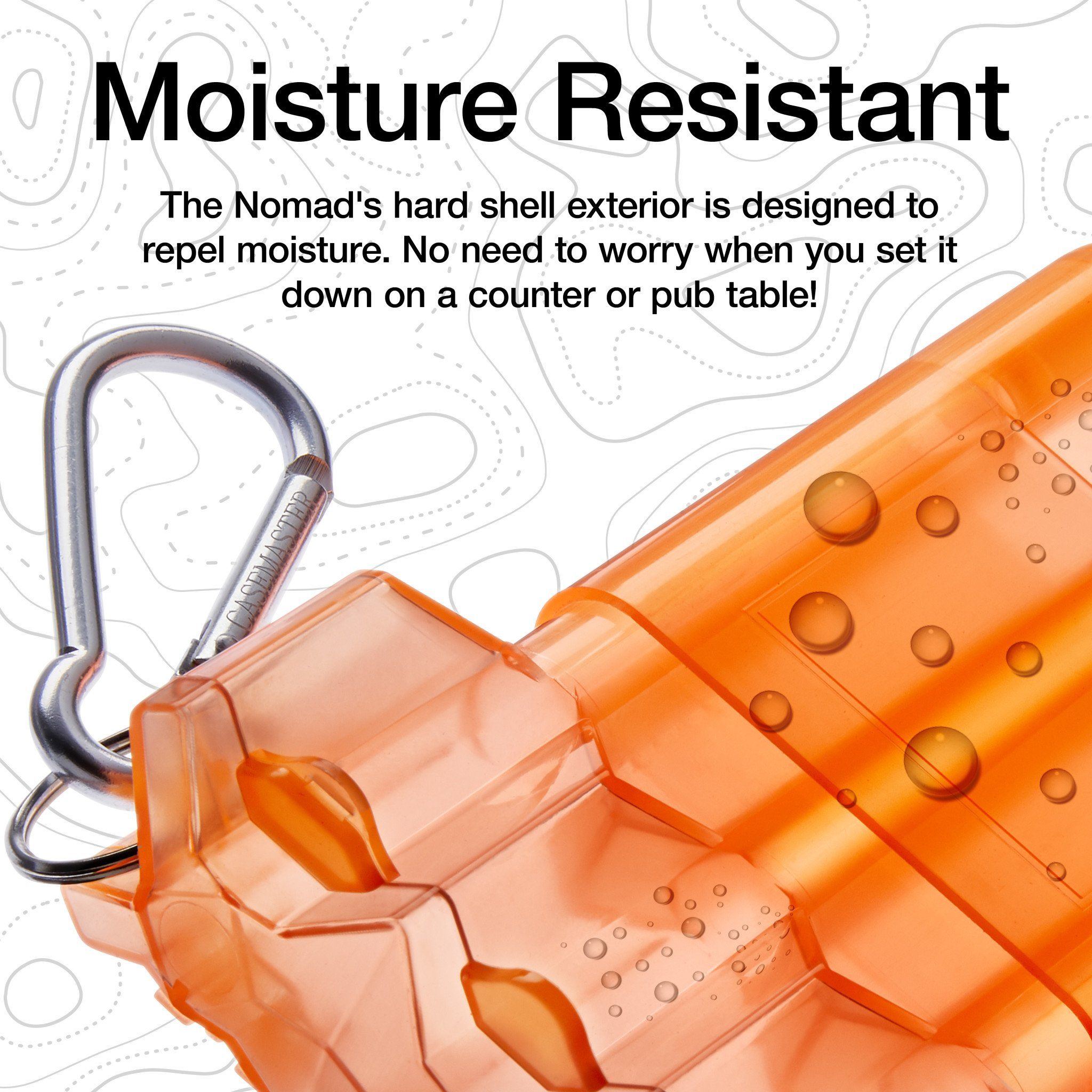 [REFURBISHED] Casemaster Nomad Adjustable Dart Case Neon Orange Refurbished Refurbished GLD Products 