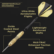 [REFURBISHED] Fat Cat Deluxe Steel Tip Darts 23 Grams Refurbished Refurbished GLD Products 
