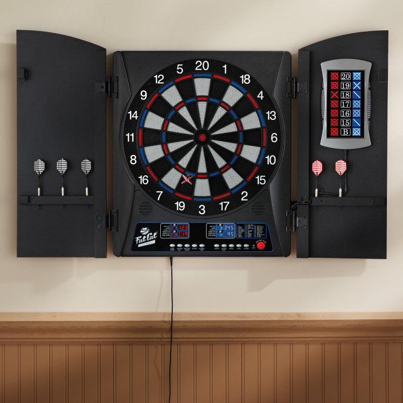 Fat Cat Mercury Electronic Dartboard, 13.5" Compact Target