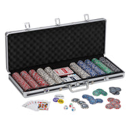 [REFURBISHED] Fat Cat Bling 13.5 Grams 500Ct Poker Chip Set Refurbished Refurbished GLD Products 