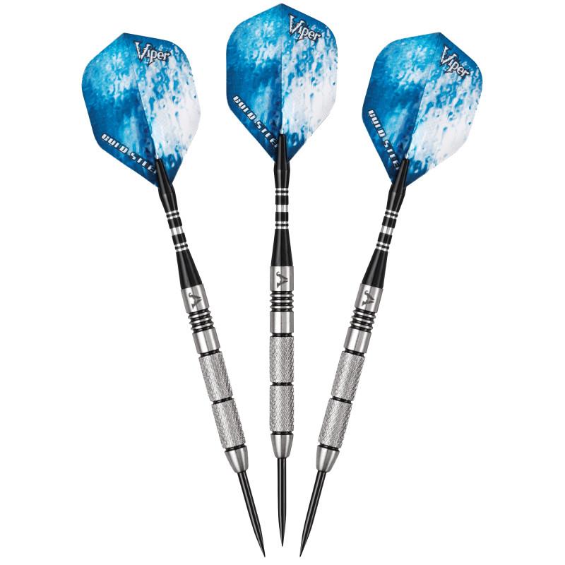 Viper Cold Steel Tungsten Darts Steel Tip Darts 21 Grams and Casemaster Select Pink Nylon Case Steel-Tip Darts Viper 