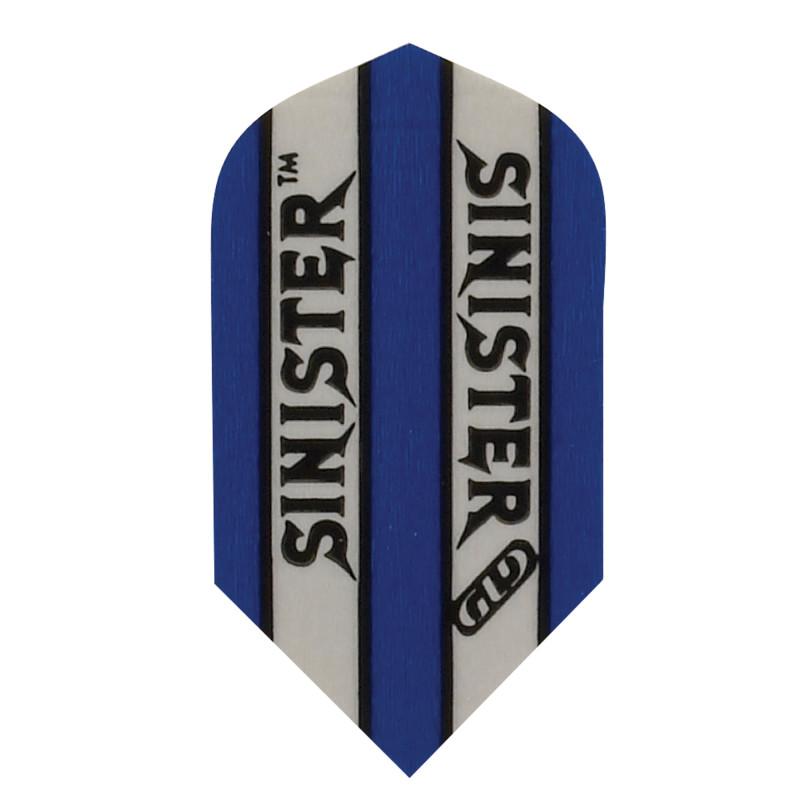 V-100 Sinister Flights Slim Blue/White Dart Flights Viper 