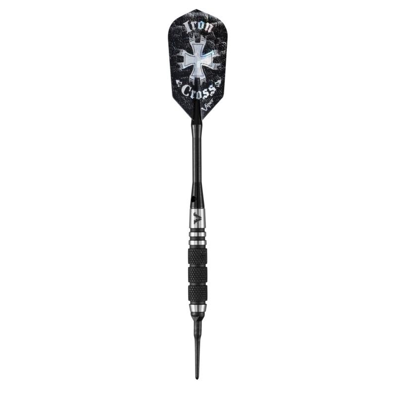 Viper Desperado 80% Tungsten Iron Cross Soft Tip Darts 3 Knurled Rings 18 Grams Soft-Tip Darts Viper 