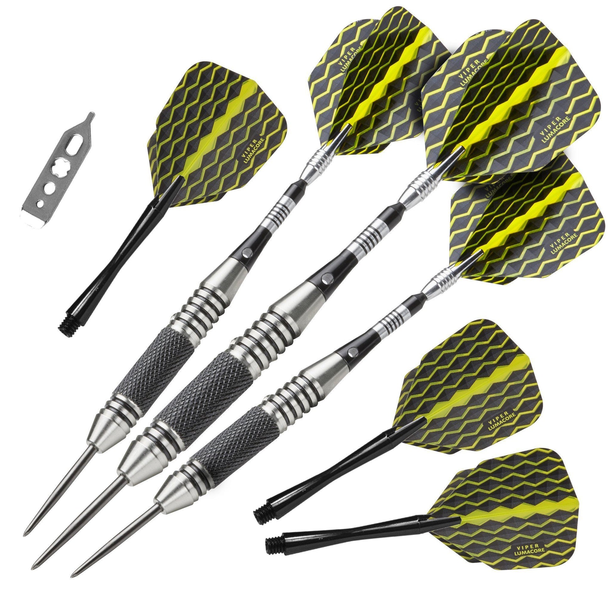 [REFURBISHED] Viper The Freak Darts Steel Tip Darts Knurled and Grooved Barrel 22 Grams Refurbished Refurbished GLD Products 