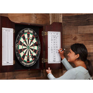 Viper Hudson Dartboard Cabinet Mahogany