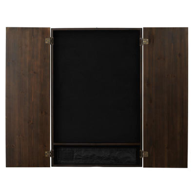 Viper Metropolitan Espresso Soft Tip Dartboard Cabinet, 800 Electronic Dartboard, and Dart Laser Line Darts Viper 