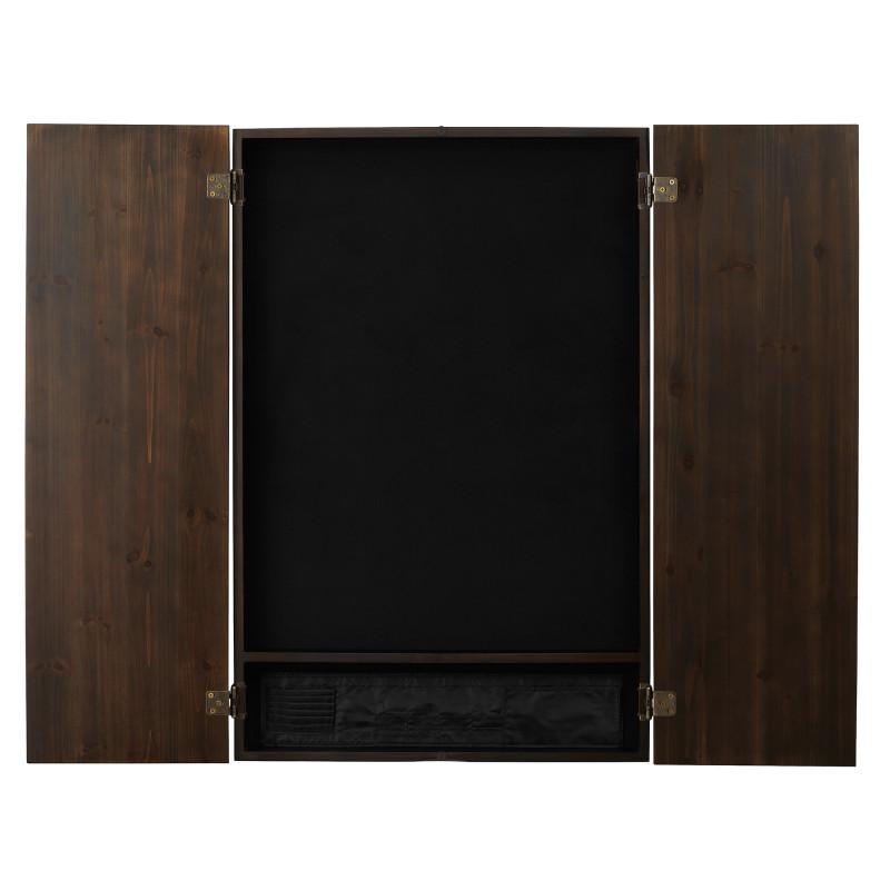 Viper Metropolitan Espresso Soft Tip Dartboard Cabinet, 800 Electronic Dartboard, and Dart Laser Line Darts Viper 