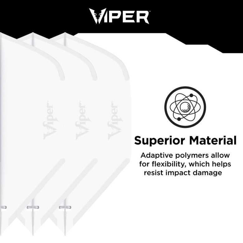 Viper Cool Molded Dart Flights Standard Clear