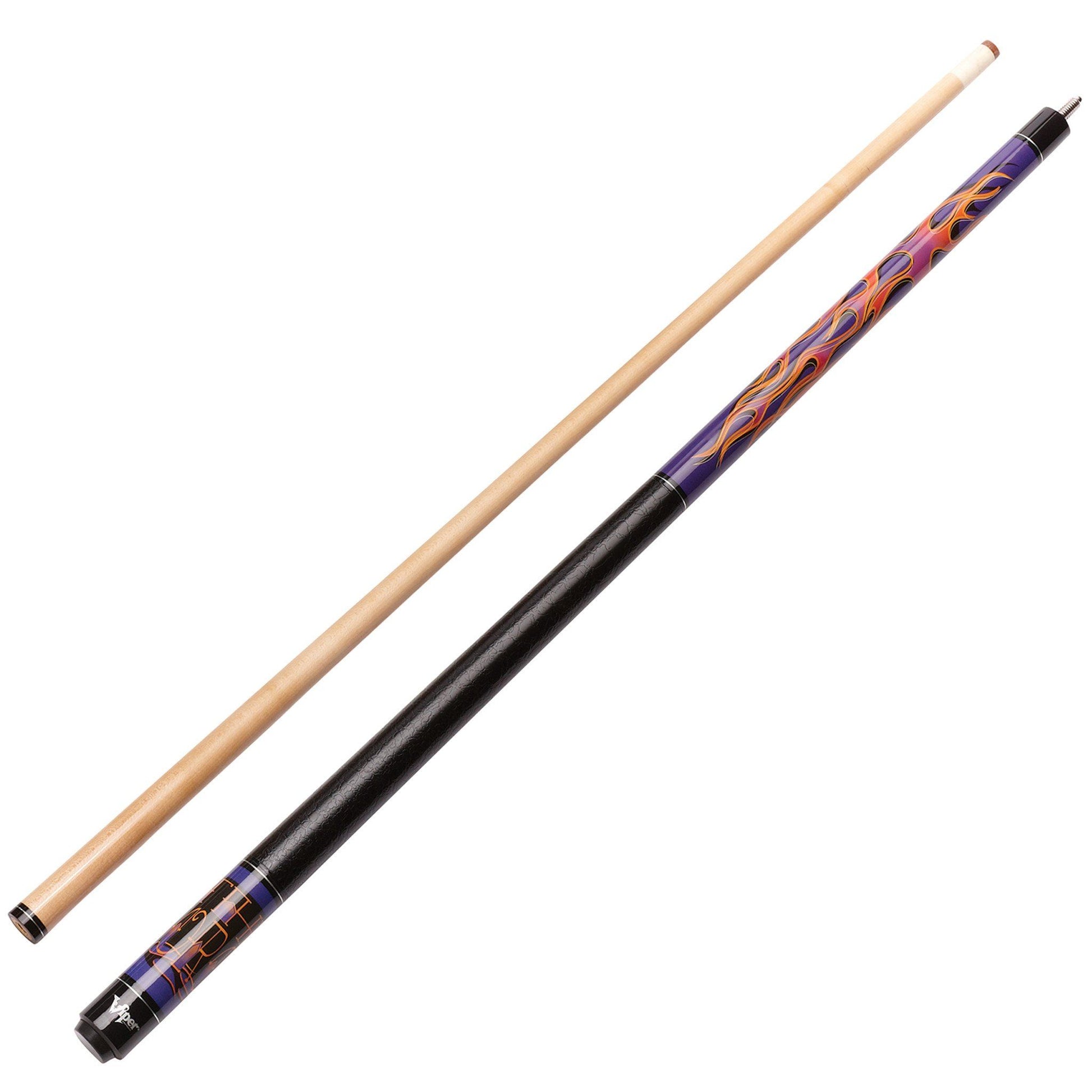 Viper Underground The Torch Cue and Casemaster Q-Vault Supreme Black Cue Case Billiards Viper 