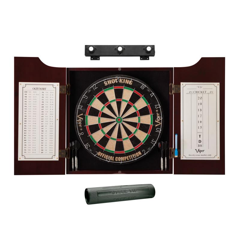 Viper Hudson All-in-One Dart Center, Dart Mat & Shadow Buster Dartboard Light Bundle Darts Viper 