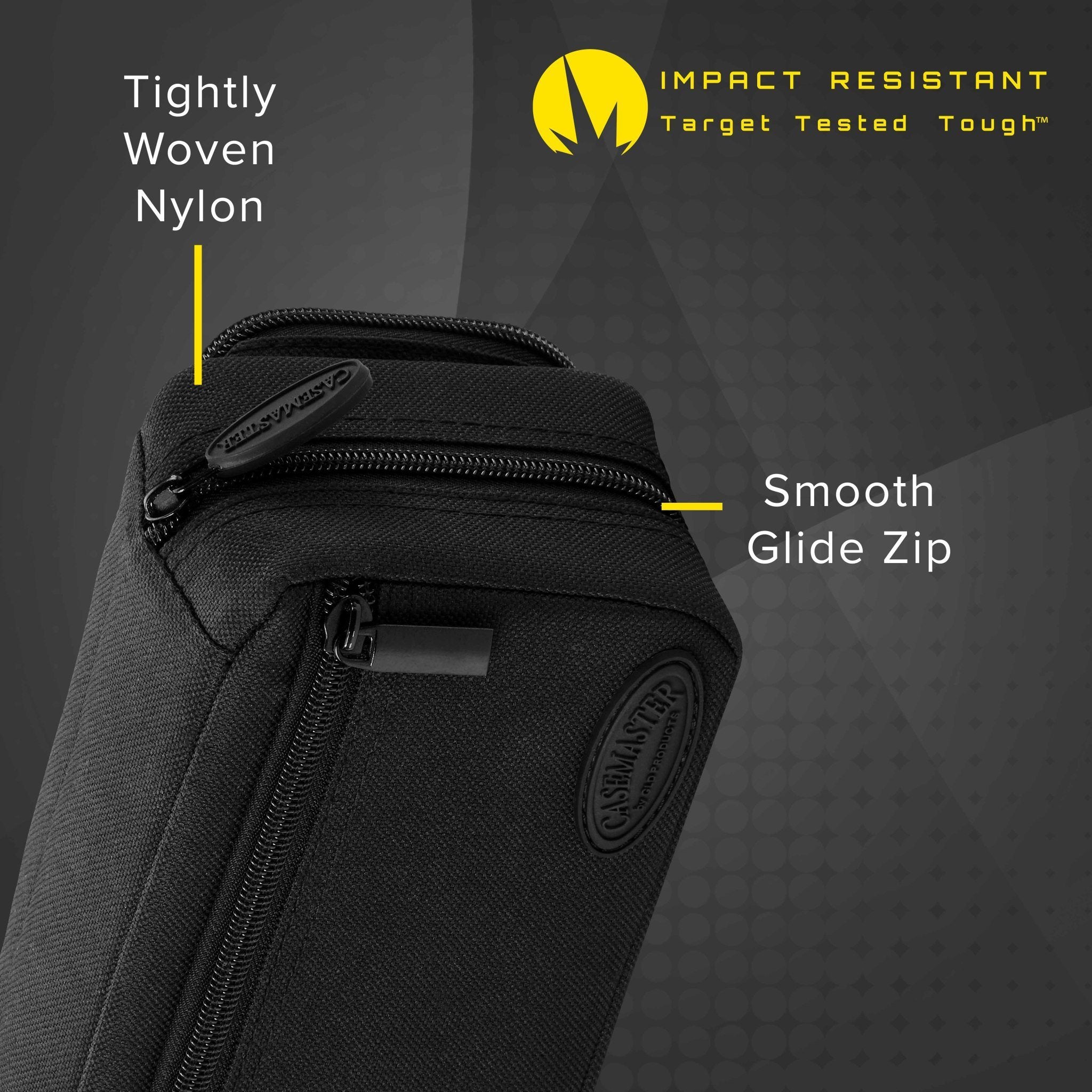 [REFURBISHED] Casemaster Plazma Pro Dart Case with Black Zipper and Phone Pocket Refurbished Refurbished GLD Products 
