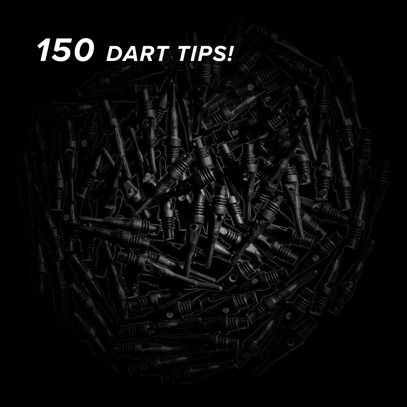 Viper Tufflex Tips SS 2BA Black 150Ct Soft Dart Tips