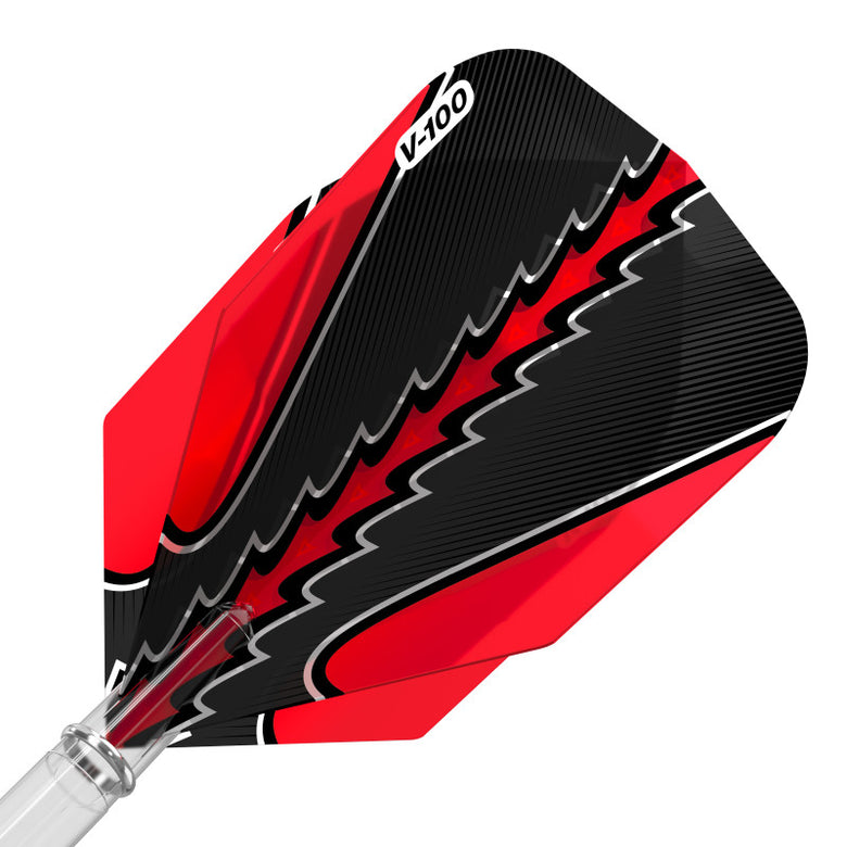 Viper Black Flux Dart Flights Standard Red